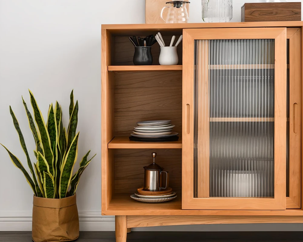 wooden buffet sideboard