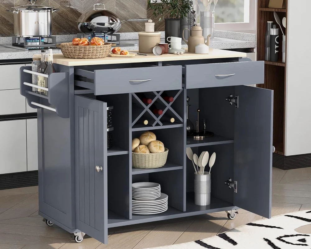 small kitchen islands with storage
